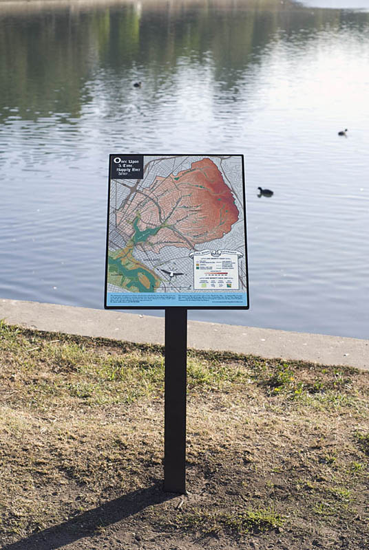 Lake Merritt Interpretive Signage : Surrounding Watershed